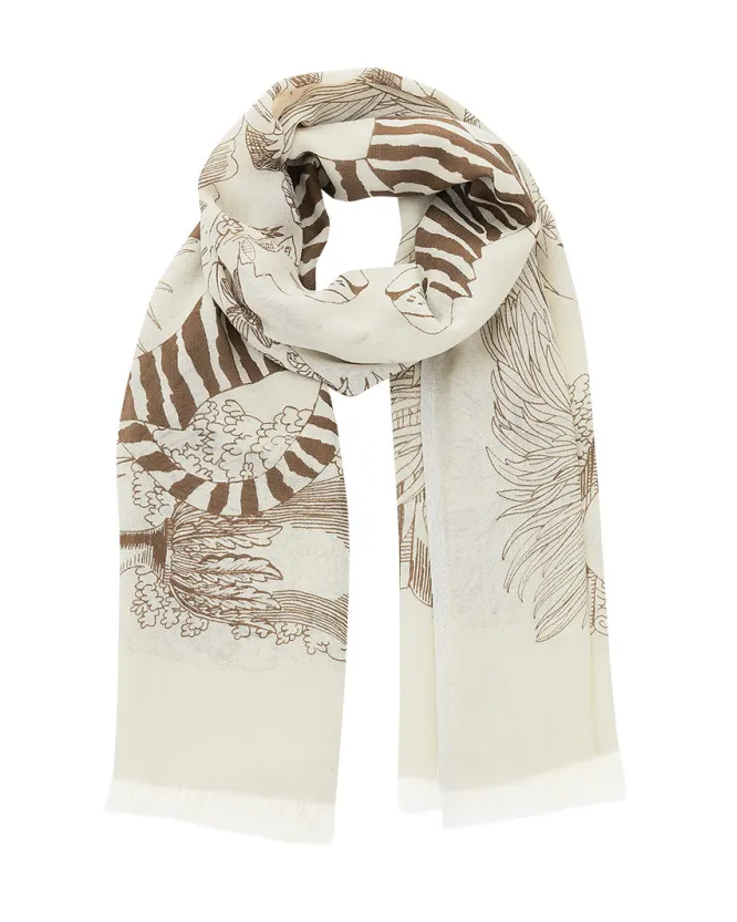 Petrichor Scarf Natural / Naturel 