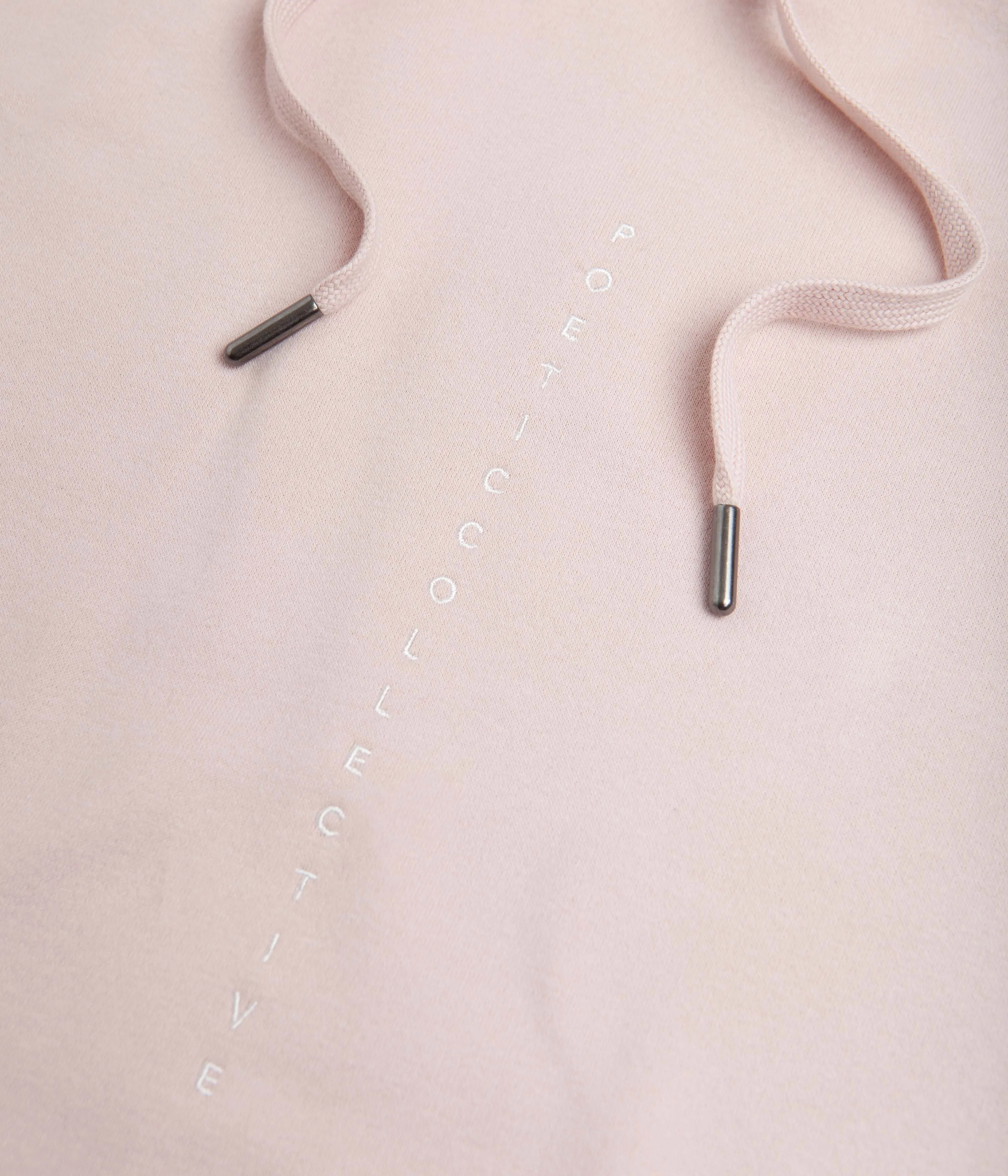 Poetic Collective Logo Cutout Hoodie - Pink