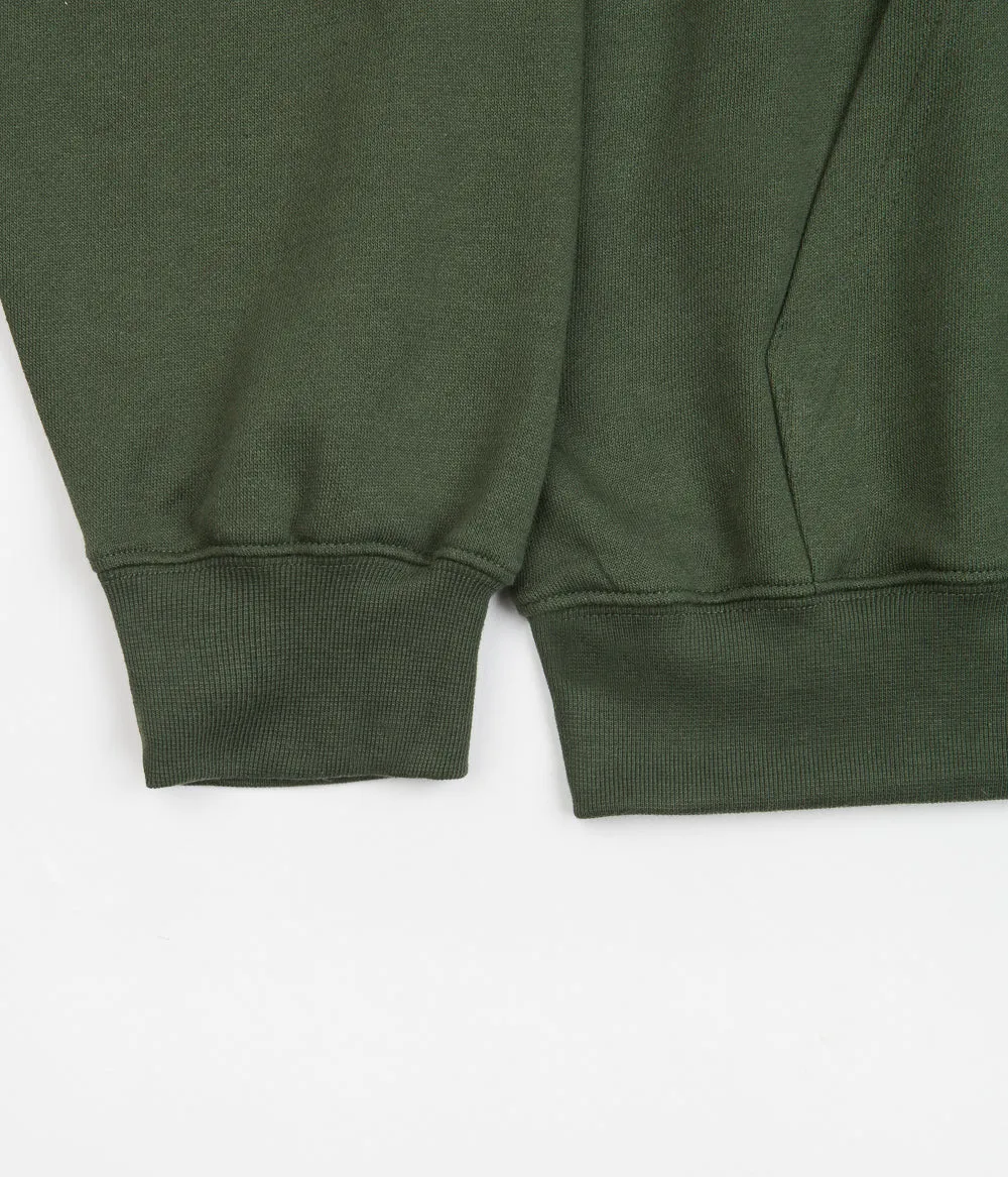 Polar Half Zip Hoodie - Dark Olive