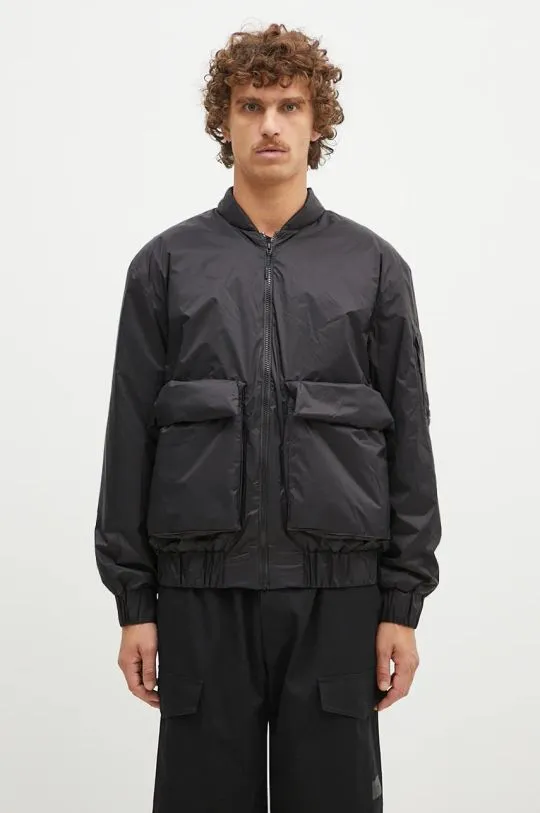 Rains rain jacket black color