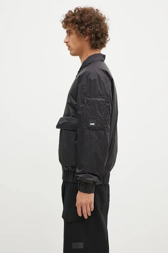 Rains rain jacket black color