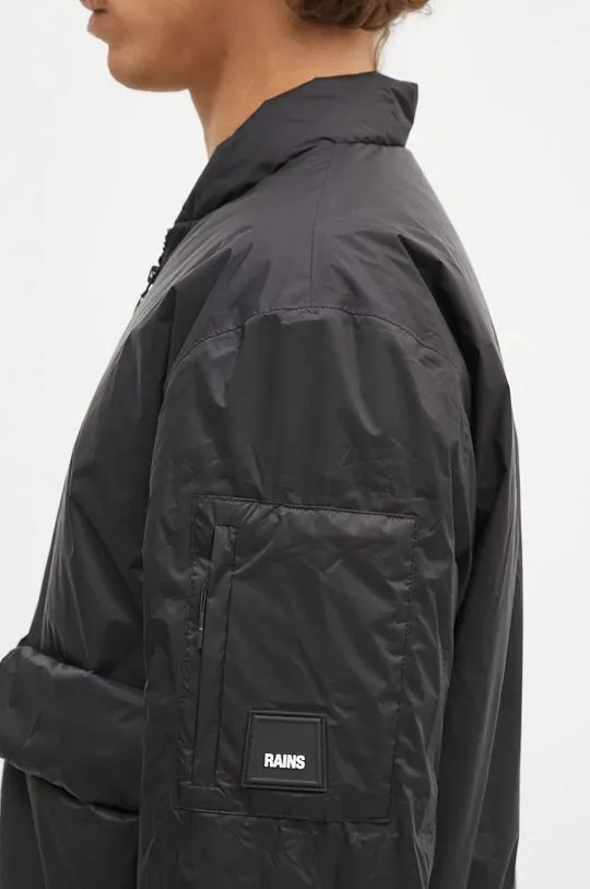 Rains rain jacket black color