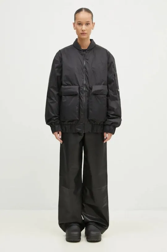 Rains rain jacket black color