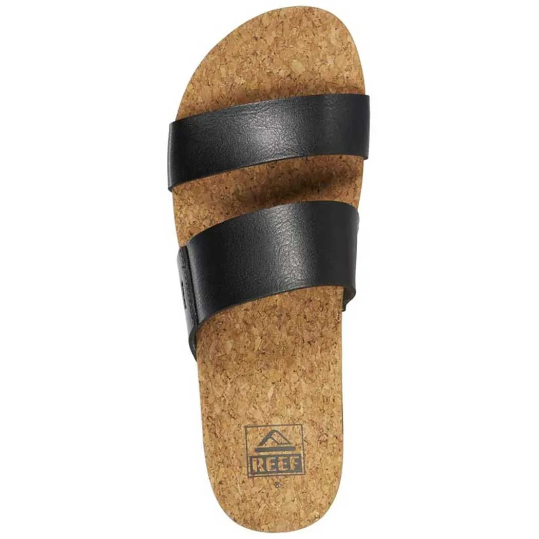 Reef Cushion Vista Hi Slide Sandal Black (Women's)