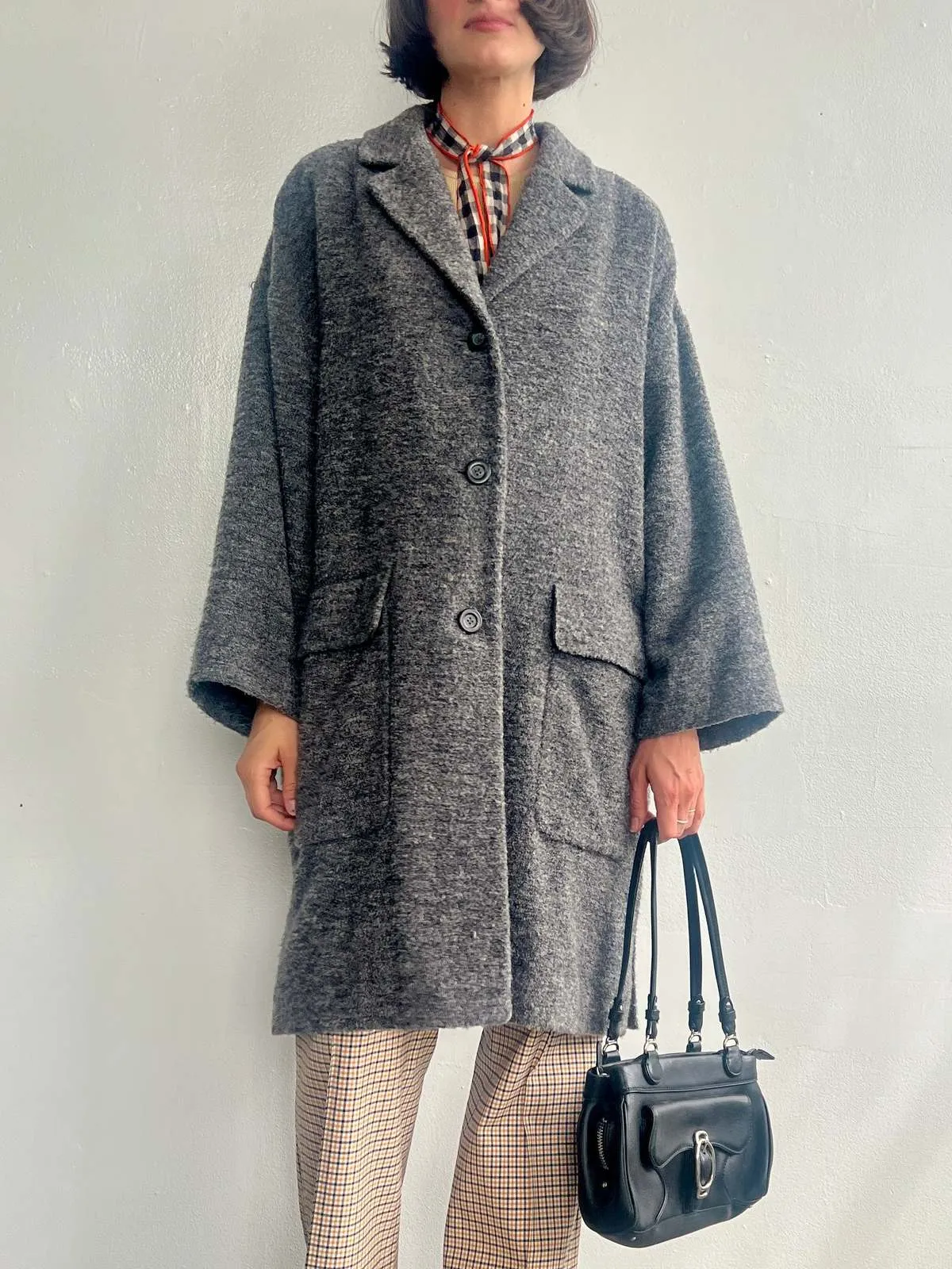 Rene Lezard Coat - Soft Charcoal