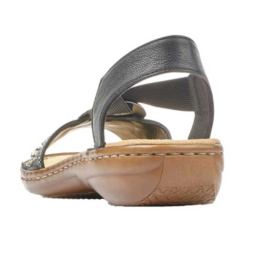 Rieker Regina B9 Sandal Schwarz (Women's)