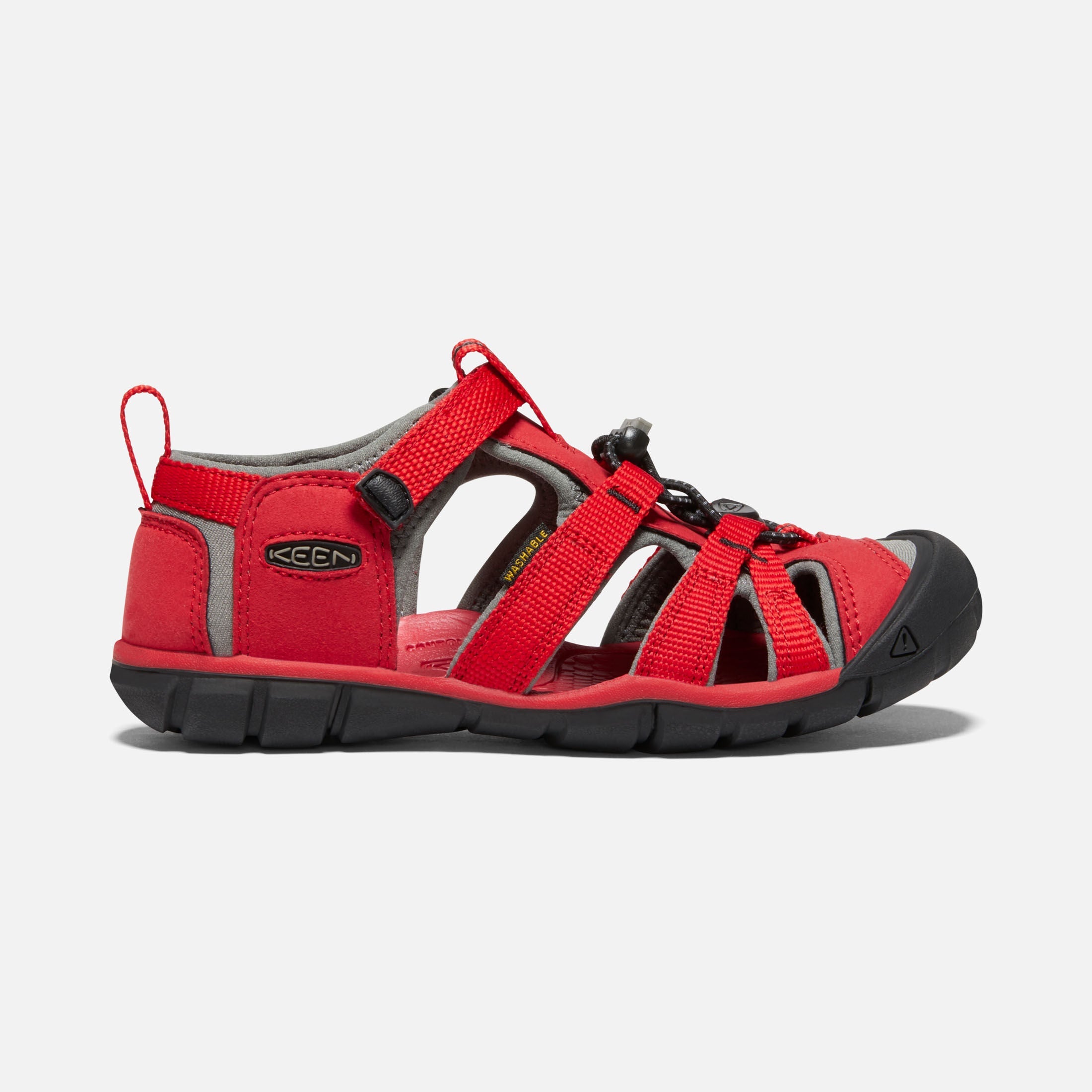 Seacamp II Kids' CNX Active Sandal - Racing Red/Gargoyle