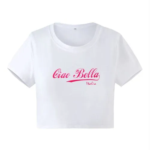 Short Sleeve T-shirts Printing Fashion Letter