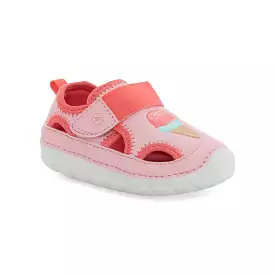 Soft Motion Splash (First Walking) Sandal - Pink/Coral