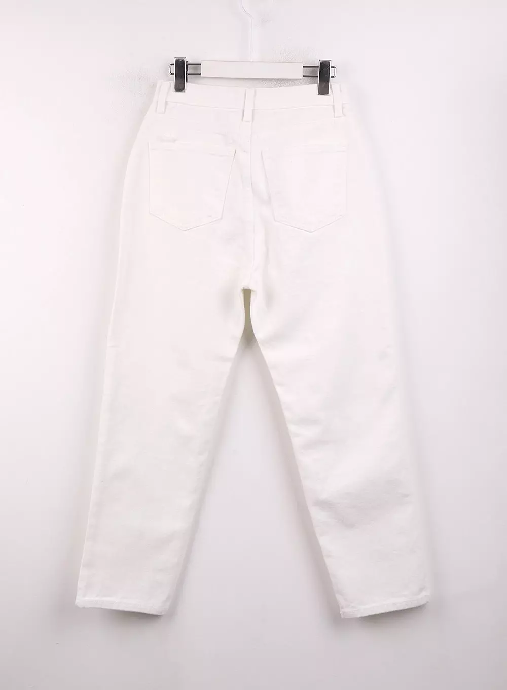 Solid Cotton Straight Pants OJ429