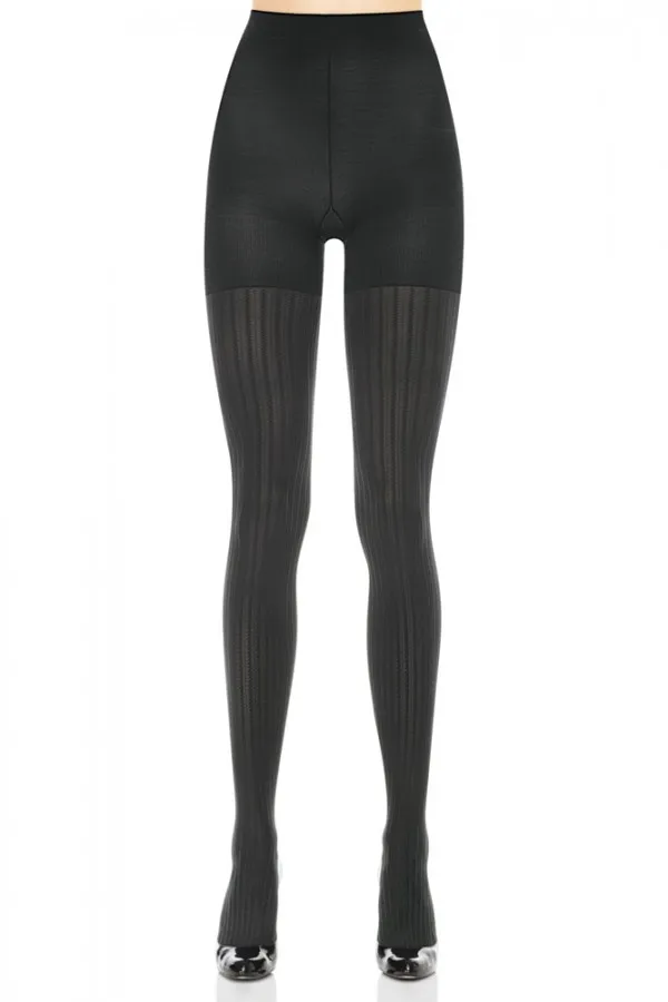 Spanx Patterned Tight-End Tights Coil Stripe