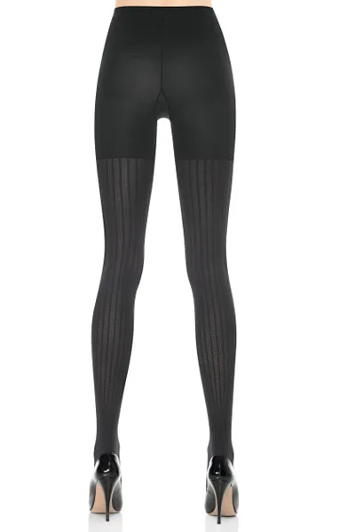 Spanx Patterned Tight-End Tights Coil Stripe