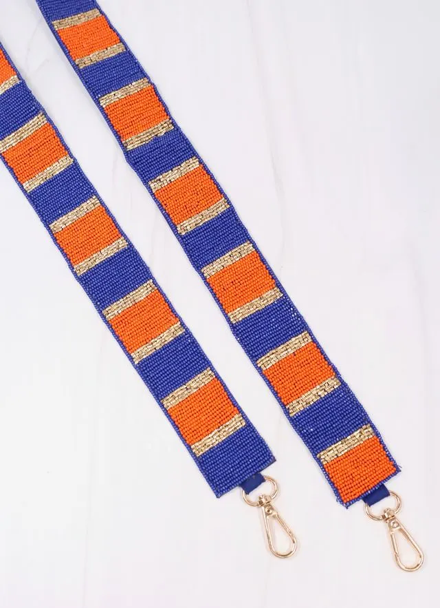 Stadium Striped Strap BLUE ORANGE