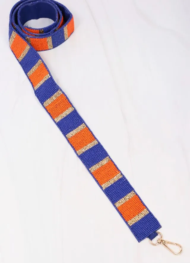 Stadium Striped Strap BLUE ORANGE