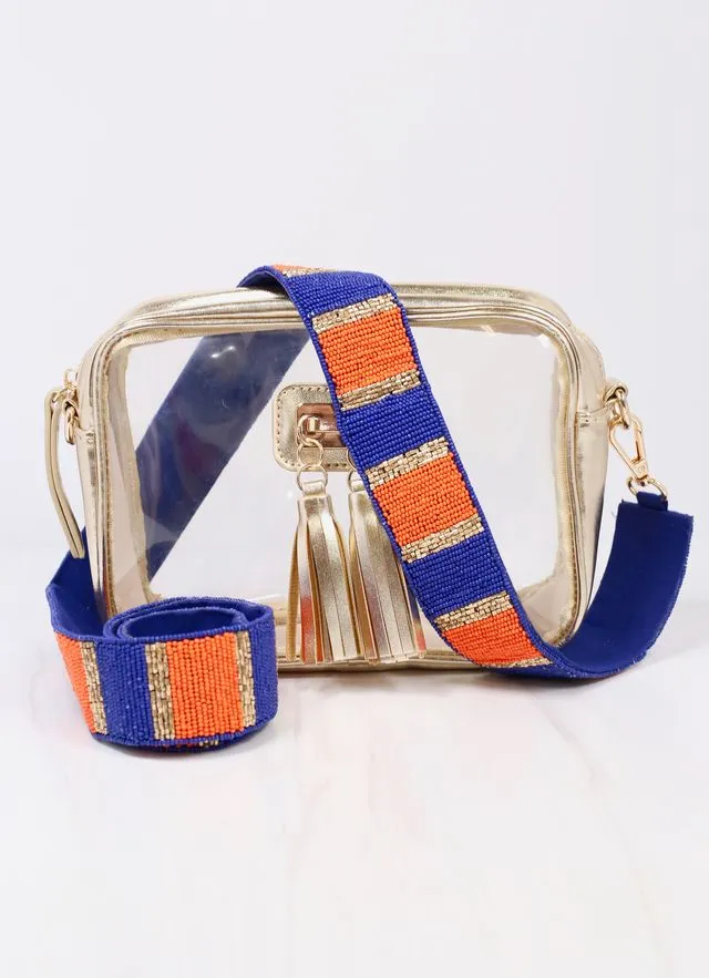 Stadium Striped Strap BLUE ORANGE