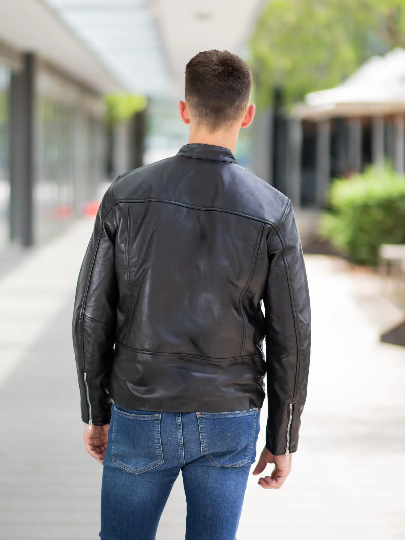 Stylish Black Supreme Leather Jacket