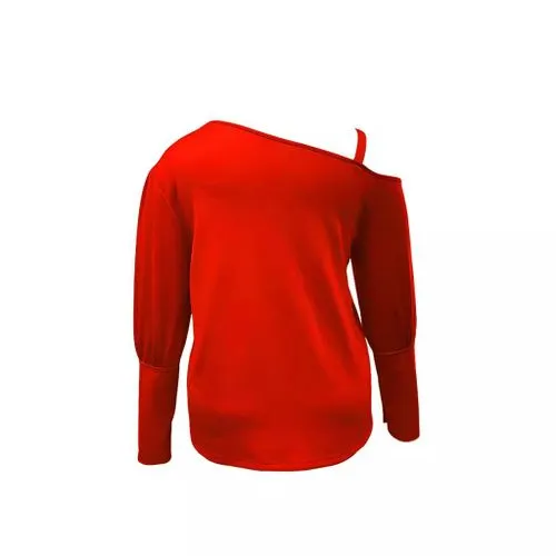 T-shirt Long Sleeve T-Shirts Casual Solid Color