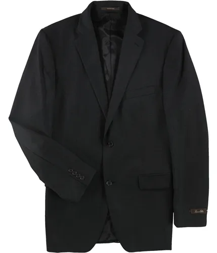 Tasso Elba Mens Solid Two Button Blazer Jacket