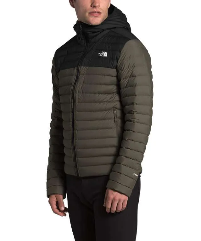 The North Face Men’s Stretch Down Insulated Hoodie (New Taupe Green/TNF Black)