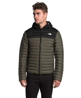 The North Face Men’s Stretch Down Insulated Hoodie (New Taupe Green/TNF Black)