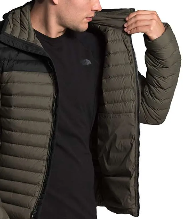 The North Face Men’s Stretch Down Insulated Hoodie (New Taupe Green/TNF Black)