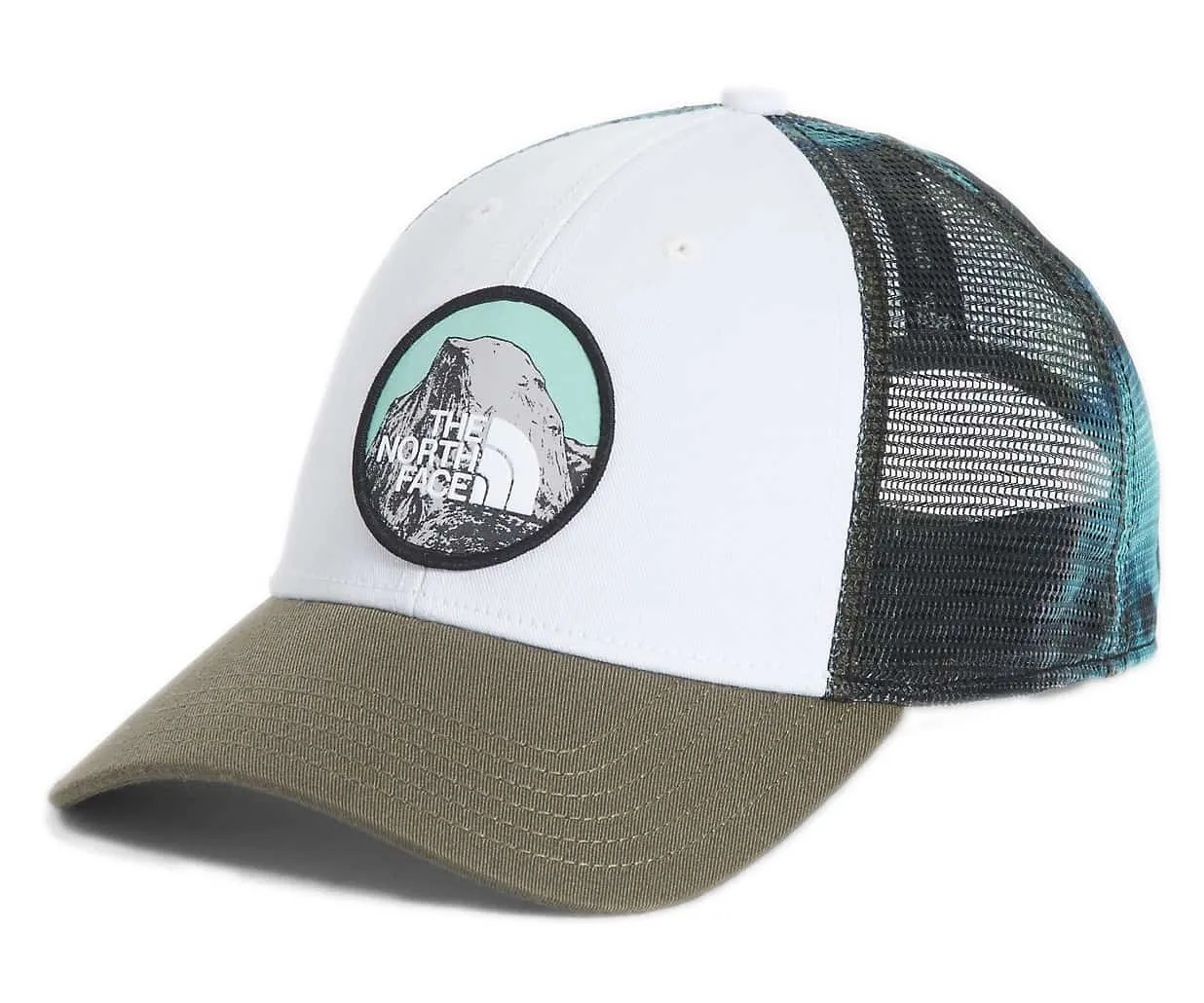 The North Face Mudder Trucker Hat – TNF White/Wasabi Ice Dye Print/Graphic Patch