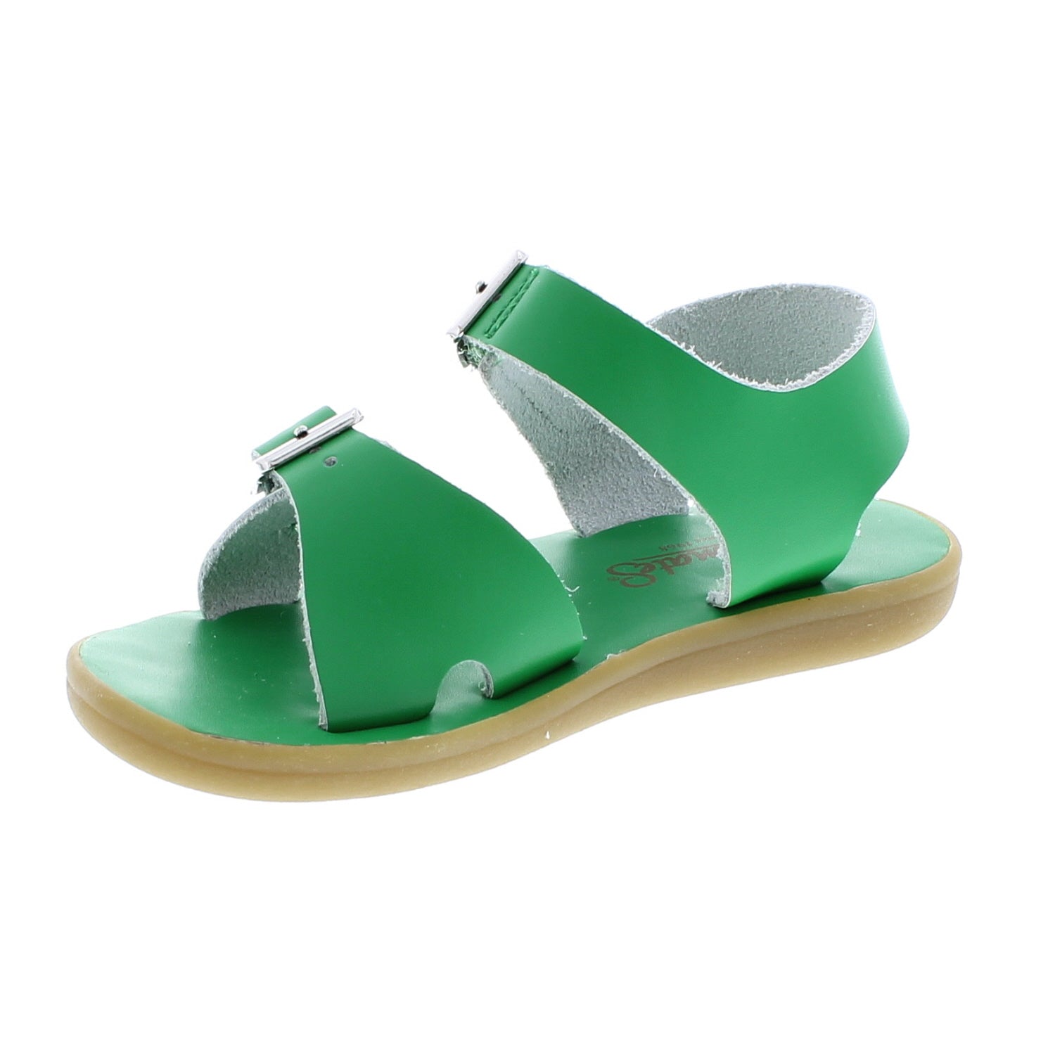 Tide Casual Kid's Sandal - Kelly Green Leather