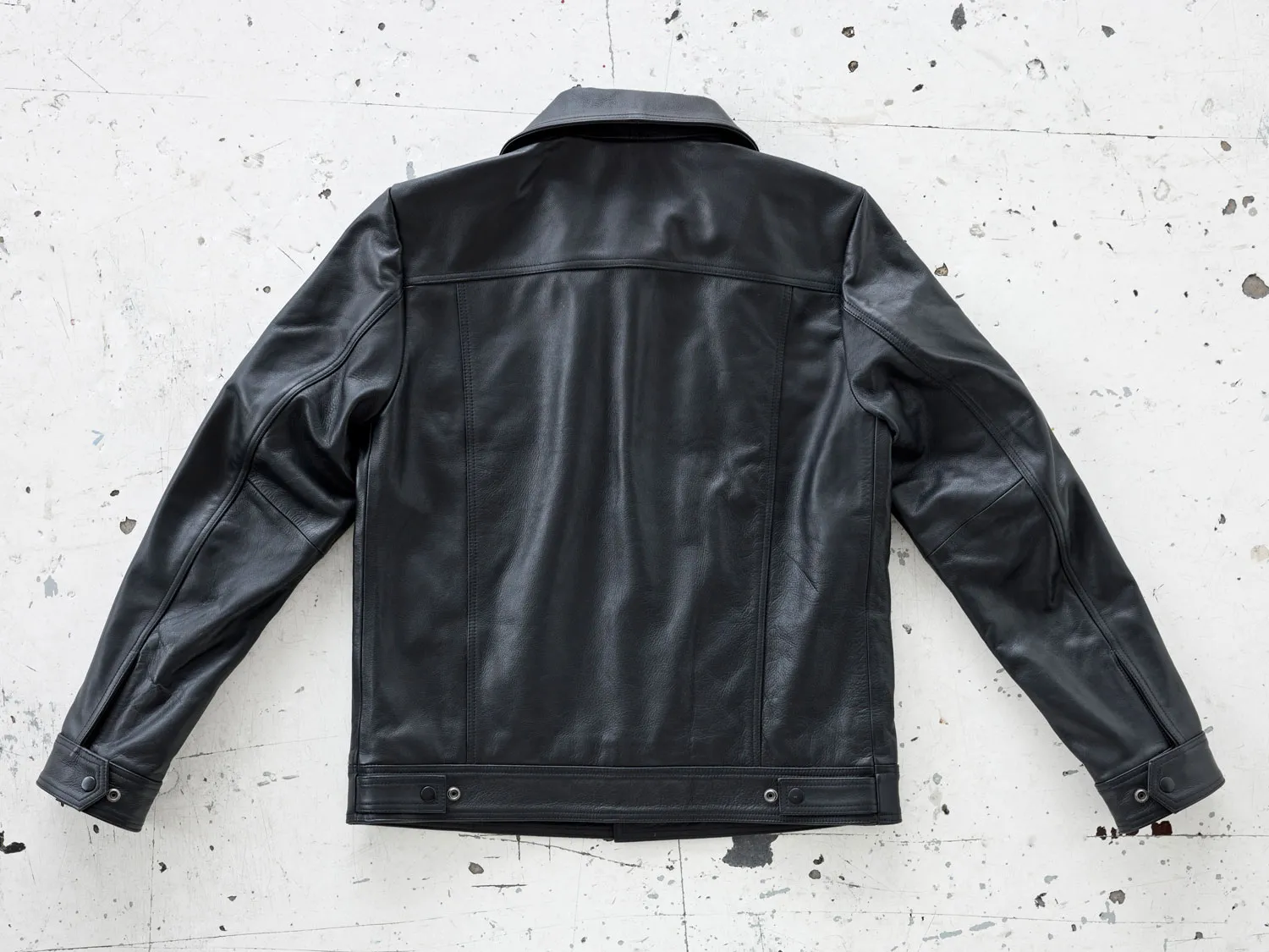 Trucker Jacket - Horsehide Leather - AVI LEATHER