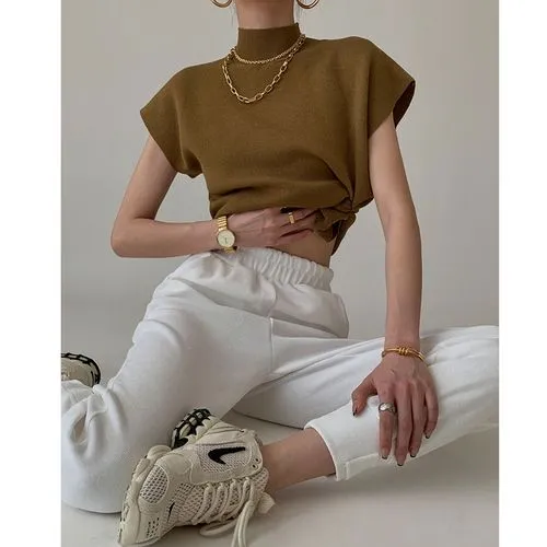 Women's Blouse Short Sleeve T-shirts Fashion Solid Color