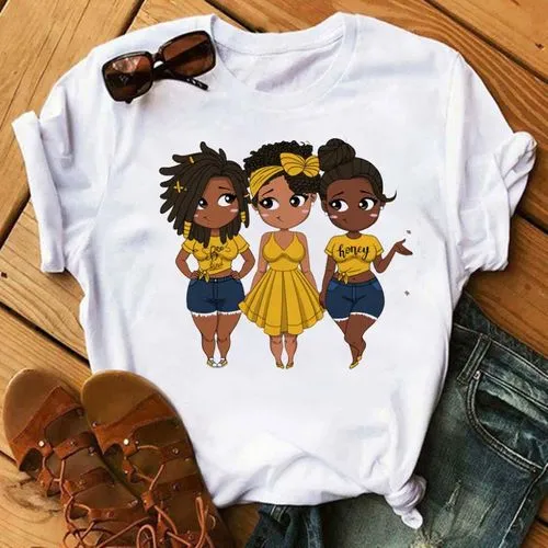 Women's T-shirt Short Sleeve T-shirts Printing Casual Cartoon