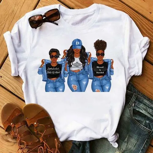 Women's T-shirt Short Sleeve T-shirts Printing Casual Cartoon