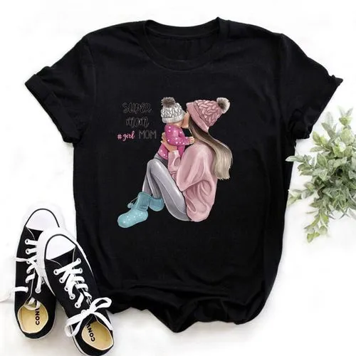 Women's T-shirt Short Sleeve T-shirts Printing Casual Printing