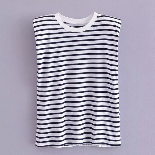 Women's T-shirt Sleeveless T-shirts Casual Solid Color