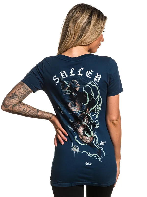 Women's Shadow Dragon V-Neck Tee