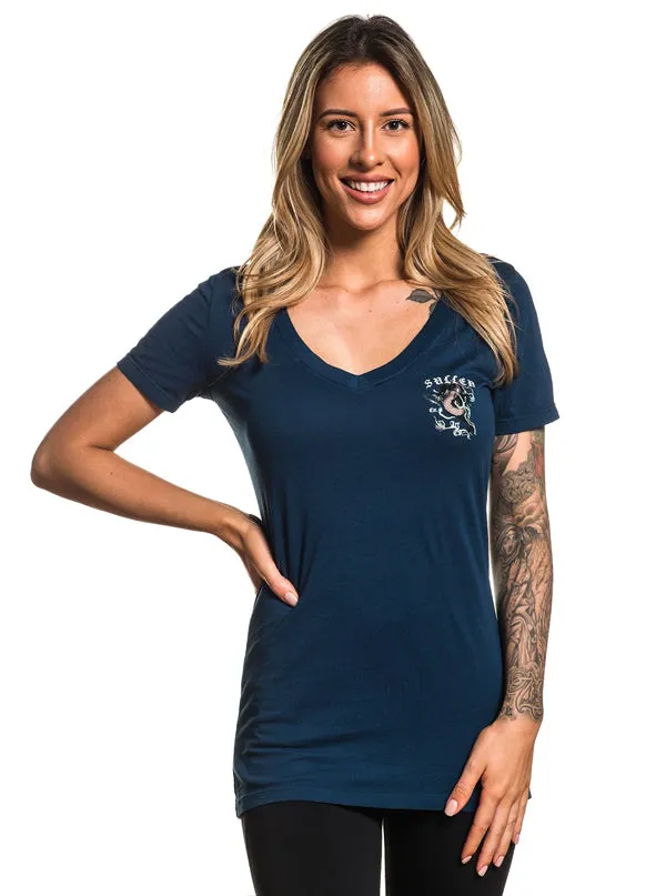 Women's Shadow Dragon V-Neck Tee